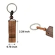 Wooden Phone Stand Keychain Holder Portable Desk Support | https://www.bestnamebadges.com