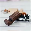 Wooden Phone Stand Keychain Holder Portable Desk Support | https://www.bestnamebadges.com