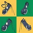 Stand PU Leather Golf Bag | https://www.bestnamebadges.com