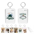 3"x2" Full Color Custom Acrylic Photo Frame Keychain | https://www.bestnamebadges.com