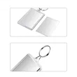 3"x2" Full Color Custom Acrylic Photo Frame Keychain | https://www.bestnamebadges.com