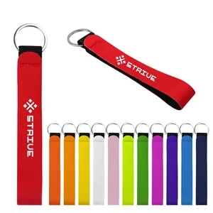 Portable Neoprene Wristlet Keychain Strap 5"x1.2"