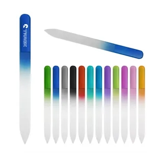 Double Sided Glass Nail File W/ Sleeve