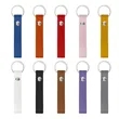PU Leather Wristlet Keychain Car Key Fob | https://www.bestnamebadges.com