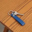 PU Leather Wristlet Keychain Car Key Fob | https://www.bestnamebadges.com