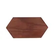 2 Slots Wooden Ring Box For Wedding W/ Clear Window | https://www.bestnamebadges.com