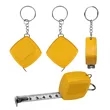 1 Meter Mini Tape Measure Keychain | https://www.bestnamebadges.com