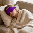 Polyester Soft Sleep Eye Mask W/ Elastic Strap | https://www.bestnamebadges.com