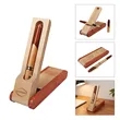 Premium Wooden Ballpoint Pen Gift Set With Display Box | https://www.bestnamebadges.com