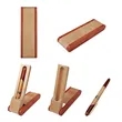 Premium Wooden Ballpoint Pen Gift Set With Display Box | https://www.bestnamebadges.com