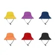 Reversible Wide Brim Bucket Hat W/ Chin Strap | https://www.bestnamebadges.com