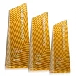 Hallandale Award - Yellow | https://www.bestnamebadges.com