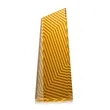 Hallandale Award - Yellow | https://www.bestnamebadges.com