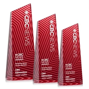 Hallandale VividPrint™ Award - Red