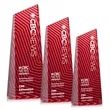 Hallandale VividPrint™ Award - Red | https://www.bestnamebadges.com
