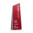 Hallandale VividPrint™ Award - Red | https://www.bestnamebadges.com
