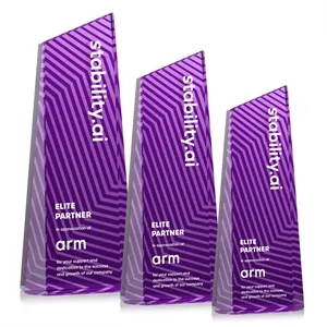 Hallandale VividPrint™ Award - Purple