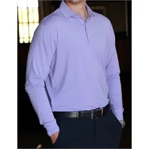 Donald Ross Bandon- Long Sleeve Melange Jersey