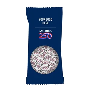 America250™ Zagasnacks™ Pack Promo Bag with Printed Mints...