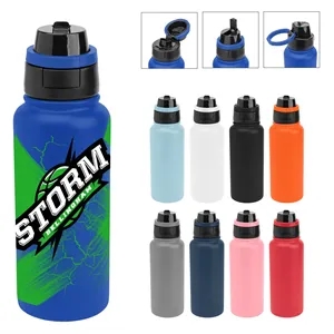 32 Oz. Full Color Pop Sip & Chug Recycled Stainless Steel...
