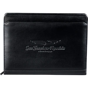 Manchester Zippered Padfolio with FSC® Mix Paper | https://www.bestnamebadges.com
