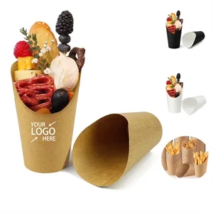 Custom Disposable Paper French Fry Cups