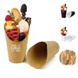 Custom Disposable Paper French Fry Cups | https://www.bestnamebadges.com