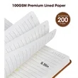 A5 Premium Leather Notebook With Pen Gift Box | https://www.bestnamebadges.com