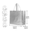 Waterproof Reusable Iridescent Gift Tote Bags | https://www.bestnamebadges.com