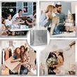 Waterproof Reusable Iridescent Gift Tote Bags | https://www.bestnamebadges.com