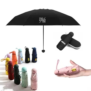 Mini Portable Umbrella with Case