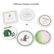 Custom Square Round Absorbent Cocktail Paper Coasters | https://www.bestnamebadges.com