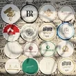 Custom Square Round Absorbent Cocktail Paper Coasters | https://www.bestnamebadges.com