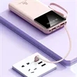 20000mAh Fast Charge Power Bank With Built In 4 Cables | https://www.bestnamebadges.com