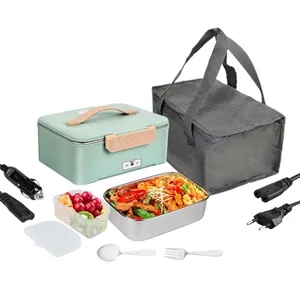 4 in 1 Electric Car Portable Insulated Heated Lunch Box