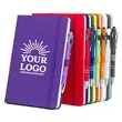Personalized Journal Leather Notebook With Metal Pen | https://www.bestnamebadges.com