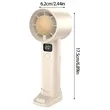 Handheld Rechargeable Pocket Fan Air Blower 120 Speed | https://www.bestnamebadges.com