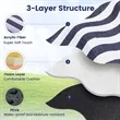 80"x 80" Waterproof and Foldable Beach Picnic Blanket | https://www.bestnamebadges.com