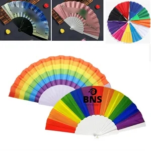 Full Color Printed Fabric Fan
