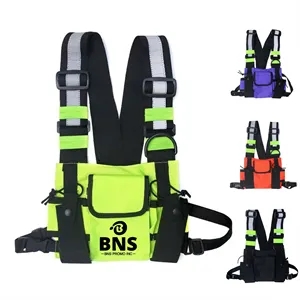 Multifunctional Chest vest with Reflective Straps for Travel
