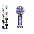 Portable Travel LED Handheld Fan | https://www.bestnamebadges.com