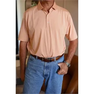 Donald Ross Tiller- Jersey 2 color Pin Stripe Polo