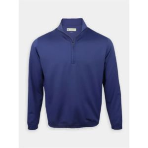 Donald Ross Parkland Pullover- Long Sleeve Solid 1/2 Zip