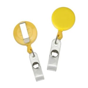 Clearance Item! Round Retractable Reel Coil Badge Clip