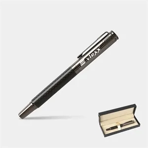 TiTUS® Metal Carbon Fiber Rollerball Pen Gift Box