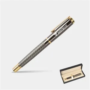 TiTUS® Golden Luxury Rollerball Pen Gift Box