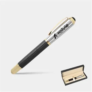 TiTUS® Luxury Silver Color Rollerball Pen Gift Box