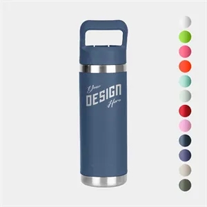 18 Oz YETI® Rambler Stainless Steel Insulated Water Bottle | https://www.bestnamebadges.com