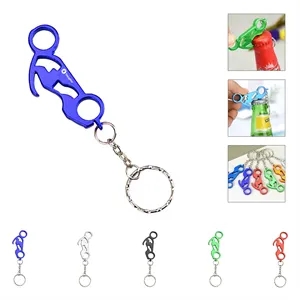 Motorbike Shape Bottle Opener Keychain