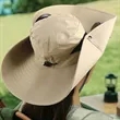 Solar Fan Sun Hat for Fishing | https://www.bestnamebadges.com